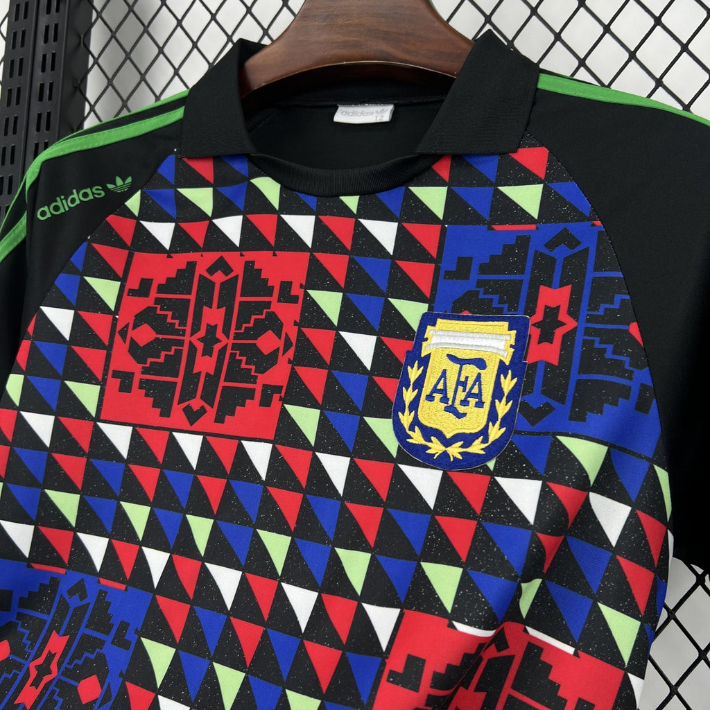 Argentina Uniforme de Goleiro 1990