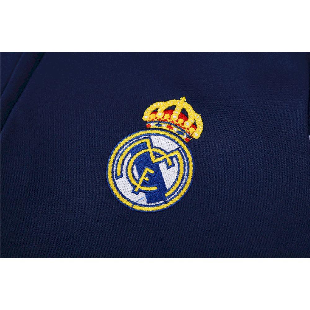 Moletom com Zíper 1/4 Real Madrid Uniforme de Treino 2003 - 2004