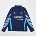 Moletom com Zíper 1/4 Real Madrid Uniforme de Treino 2003 - 2004