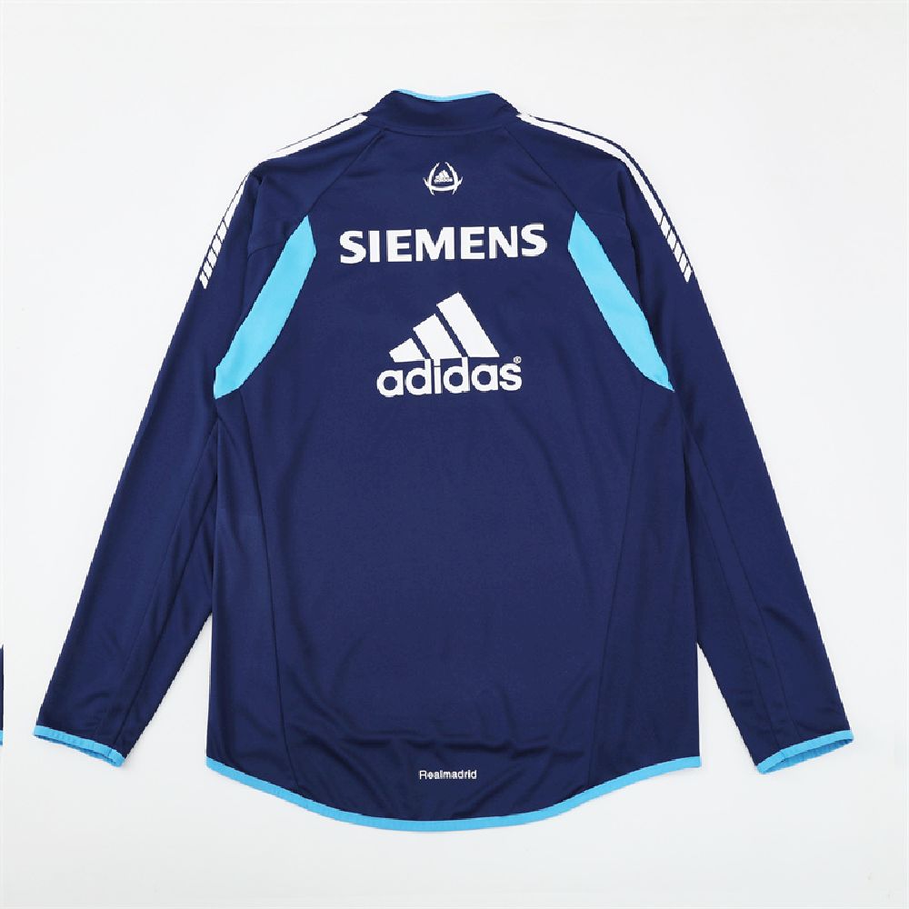 Moletom com Zíper 1/4 Real Madrid Uniforme de Treino 2005 - 2006