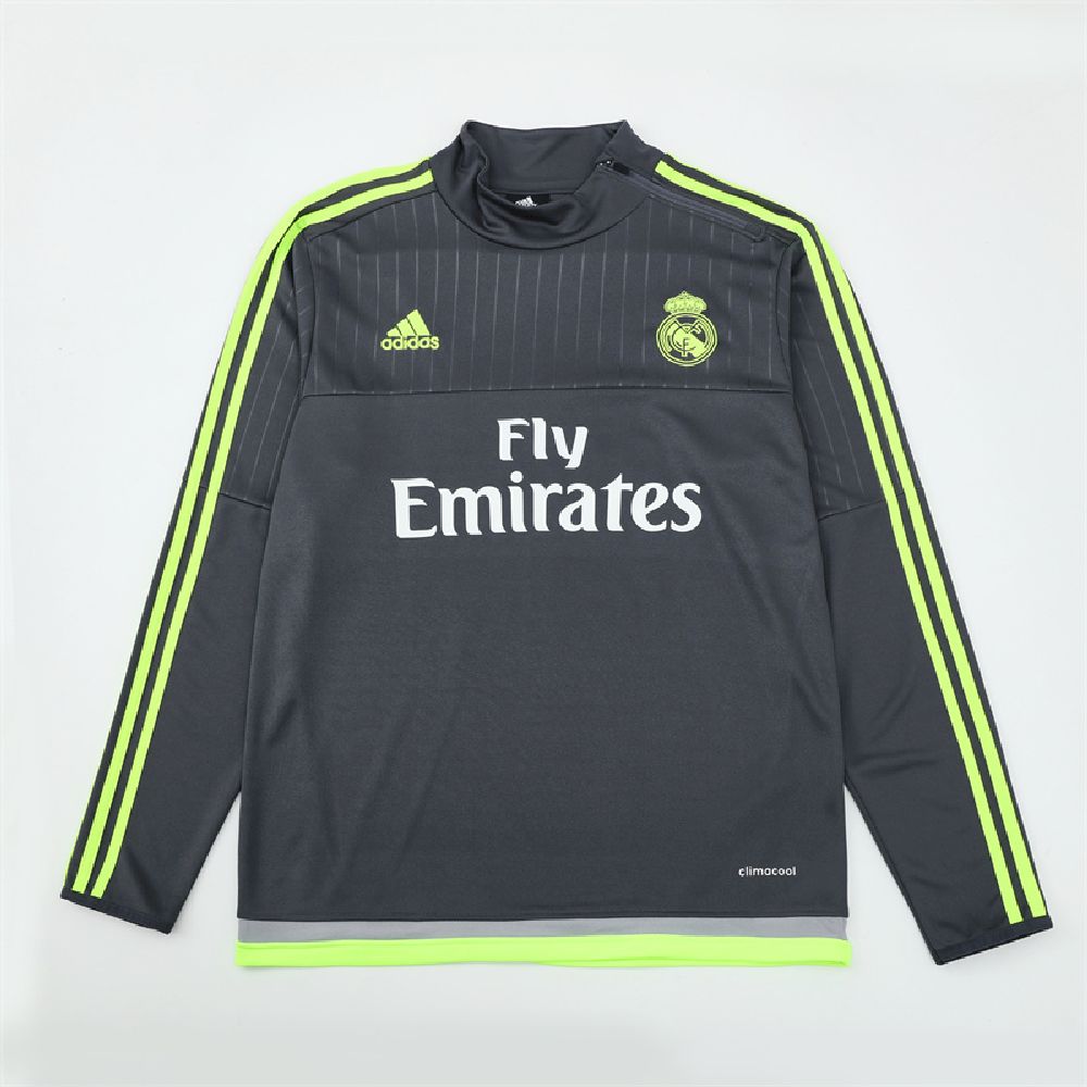Moletom com Zíper Real Madrid Uniforme de Treino 2015 - 2016