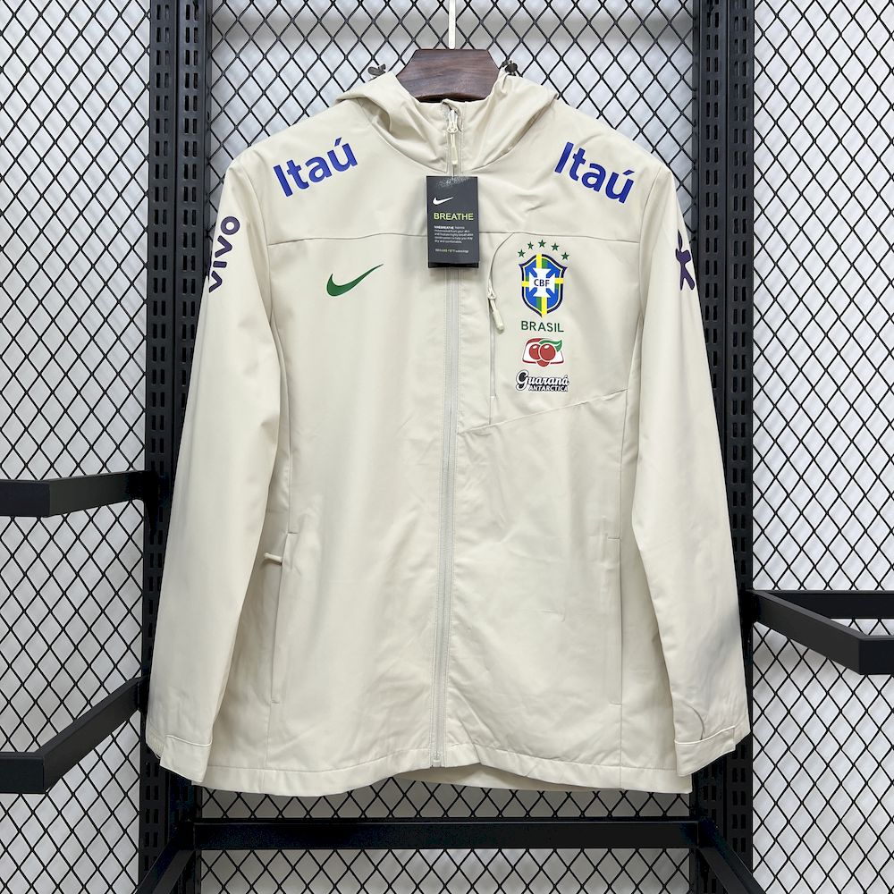 Brasil Corta-Vento Branco 2025