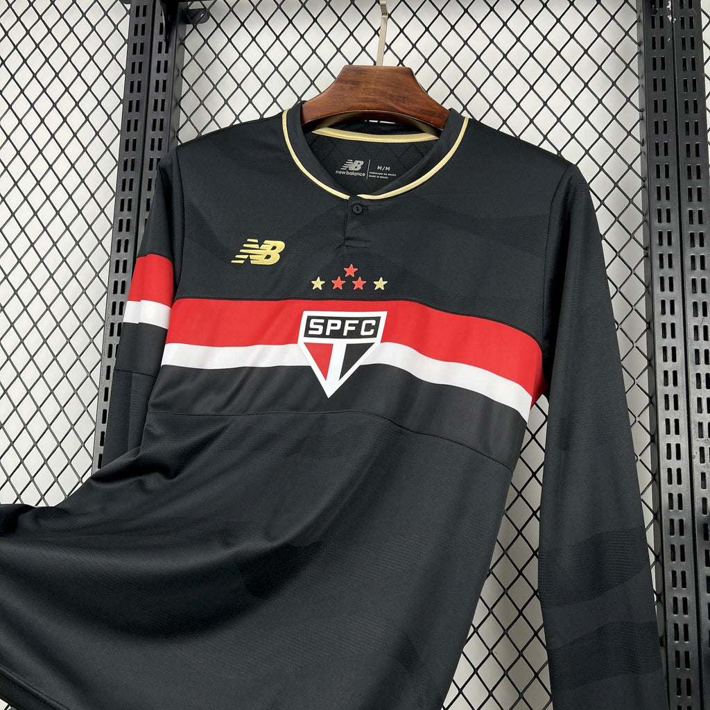 São Paulo 3° Uniforme Manga Longa 2025 - 2026