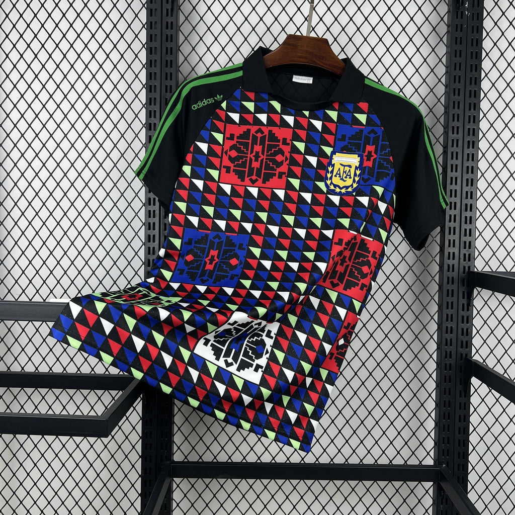 Argentina Uniforme de Goleiro 1990